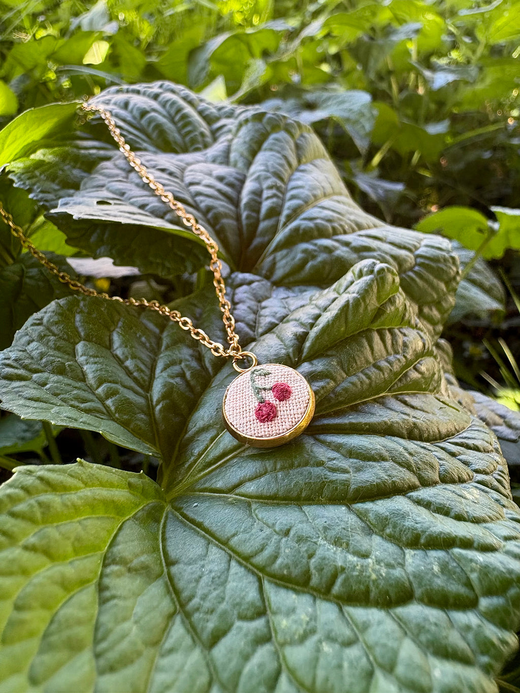 Cherry Pendant Necklace