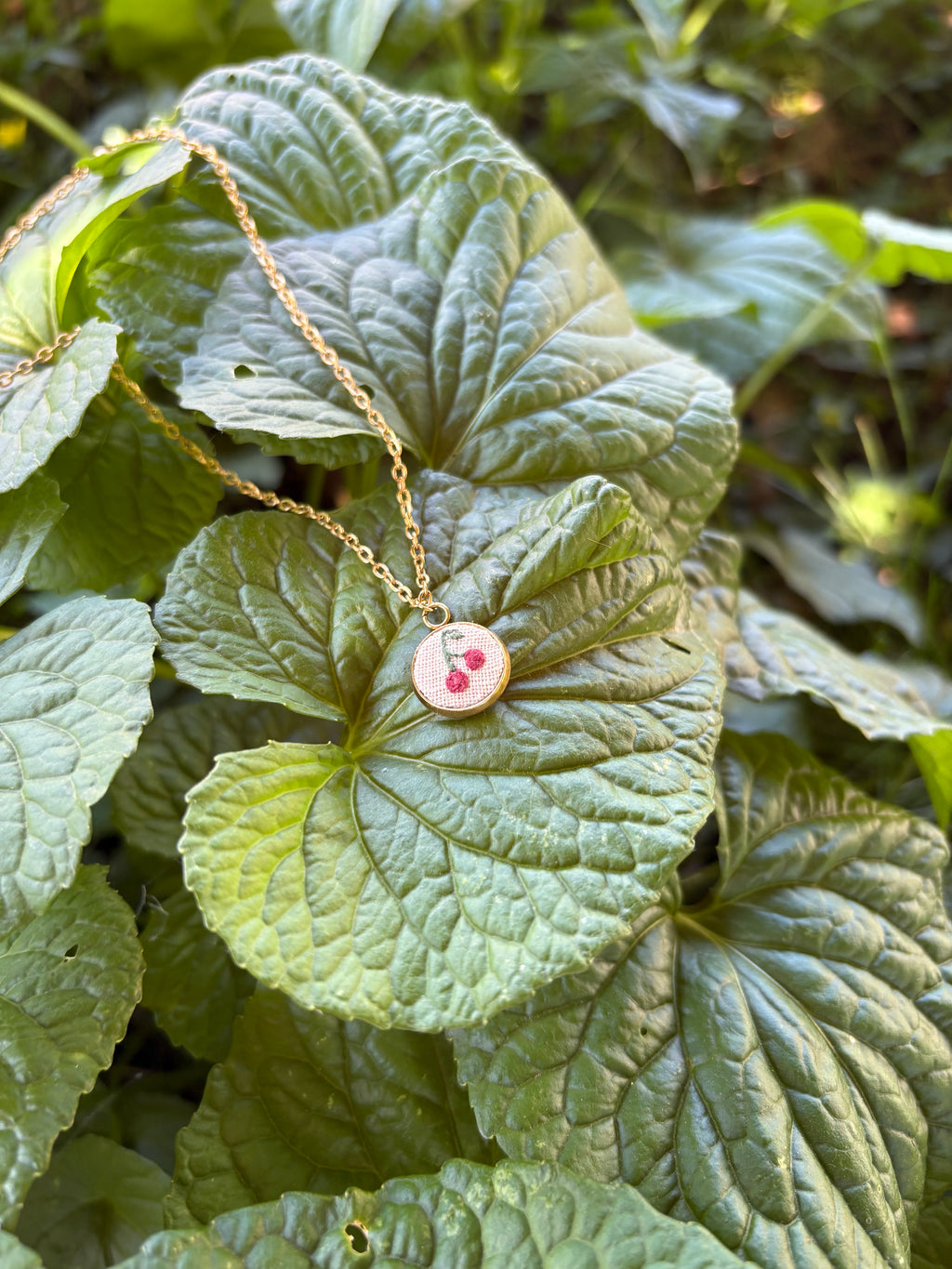 Cherry Pendant Necklace