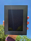 Upcycled Framed Embroidery: Night Sky